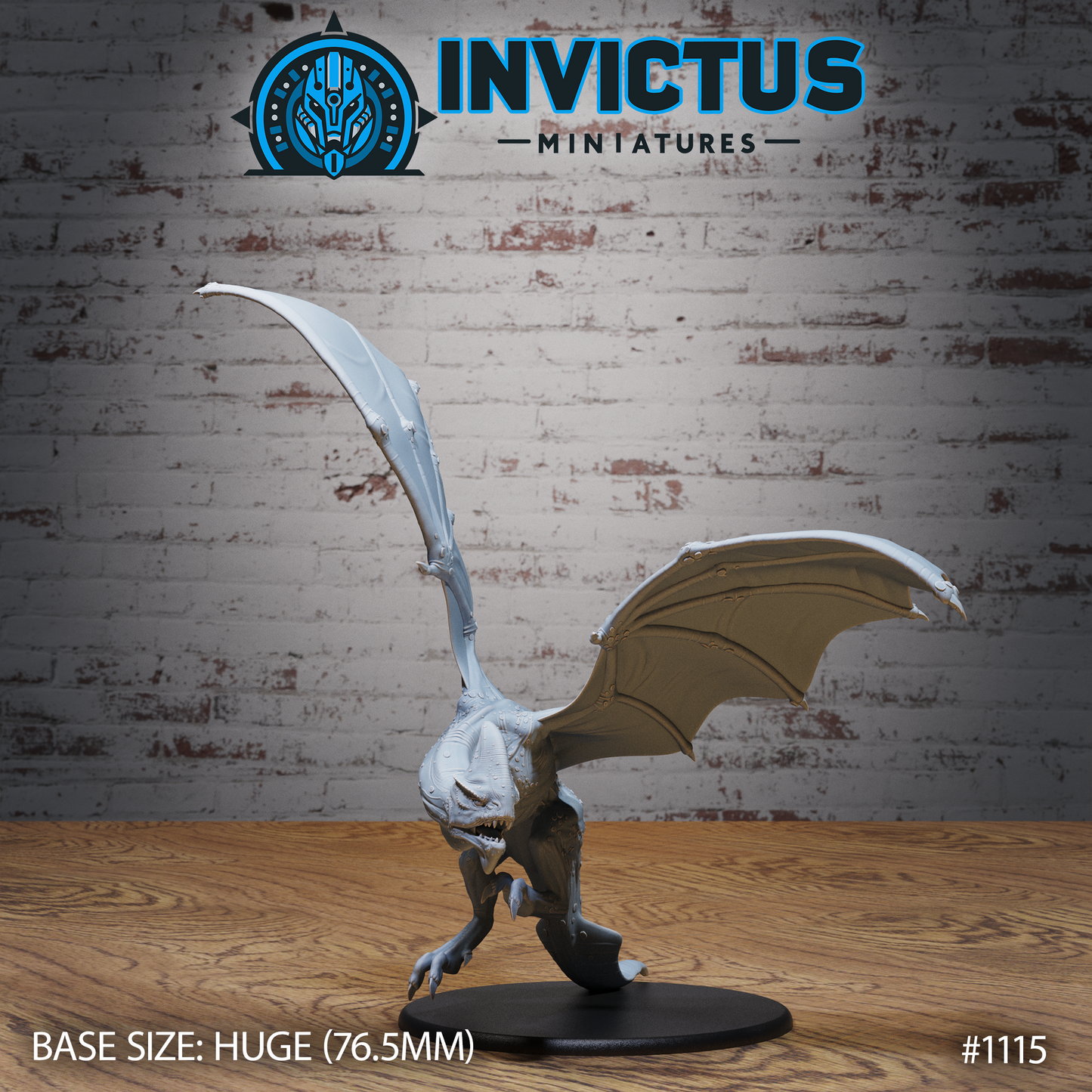 Winged Horror, Flying Swamp Alien (3 Variants Available) - Invictus Miniatures