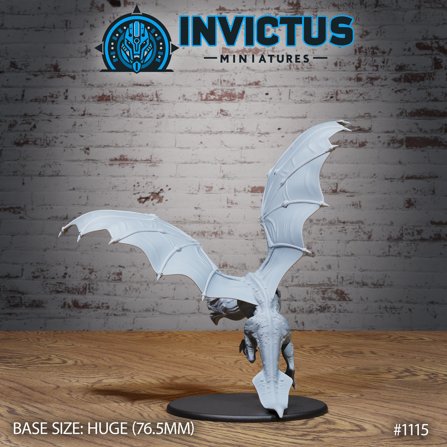 Winged Horror, Flying Swamp Alien (3 Variants Available) - Invictus Miniatures