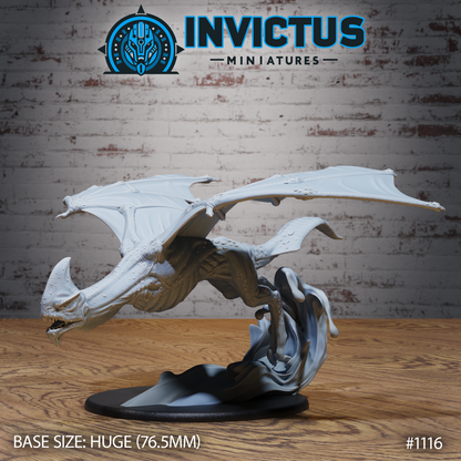 Winged Horror, Flying Swamp Alien (3 Variants Available) - Invictus Miniatures