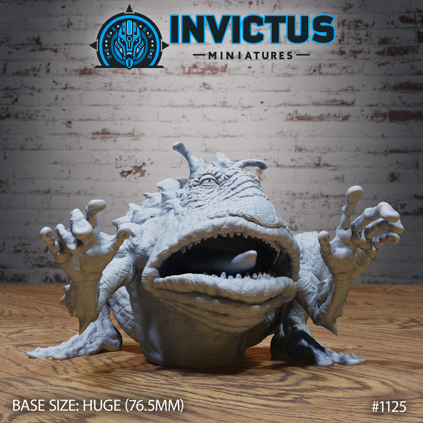 Toad King Alien (3 Variants Available) - Invictus Miniatures