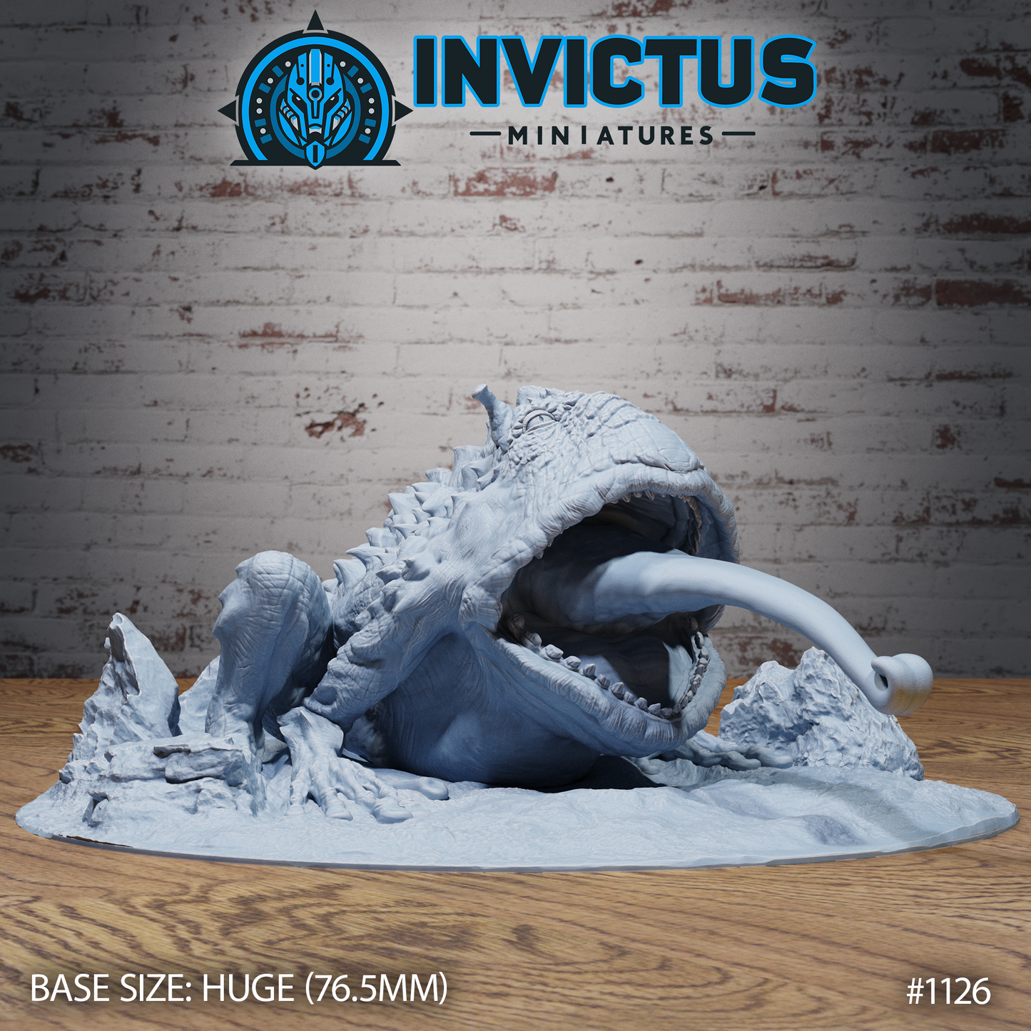 Toad King Alien (3 Variants Available) - Invictus Miniatures