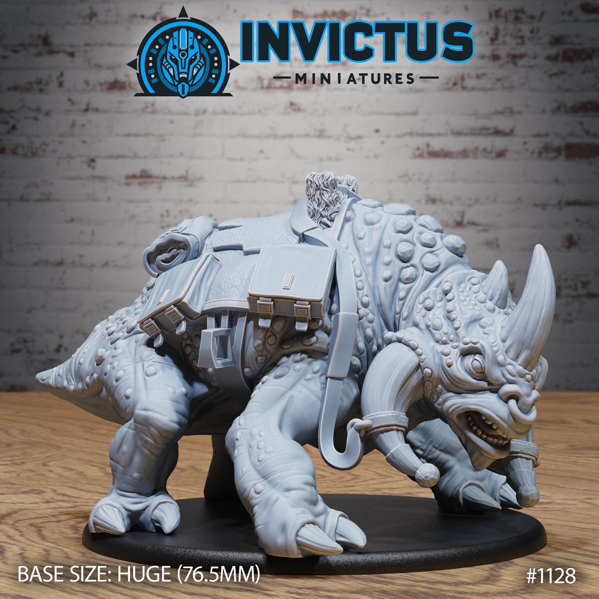 Three Horned Alien (4 Variants Available) - Invictus Miniatures