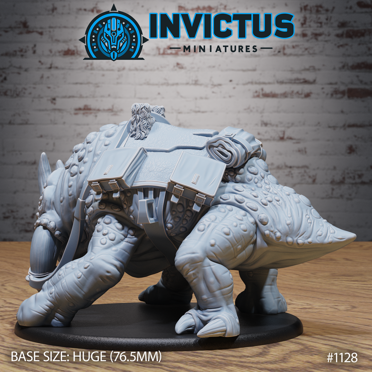 Three Horned Alien (4 Variants Available) - Invictus Miniatures