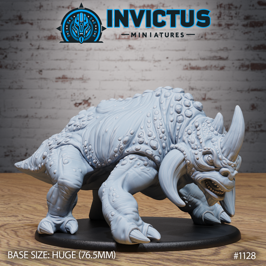 Three Horned Alien (4 Variants Available) - Invictus Miniatures