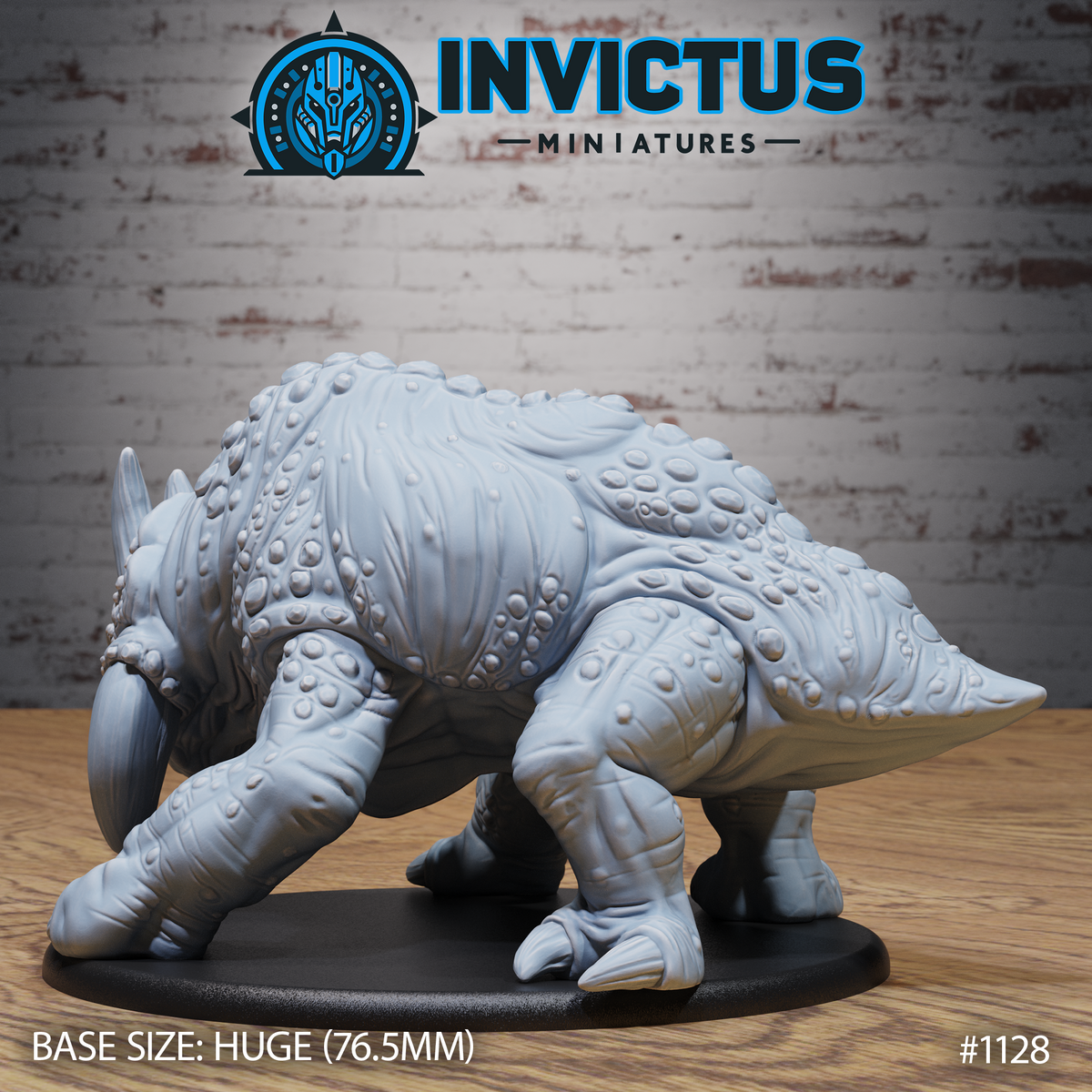 Three Horned Alien (4 Variants Available) - Invictus Miniatures