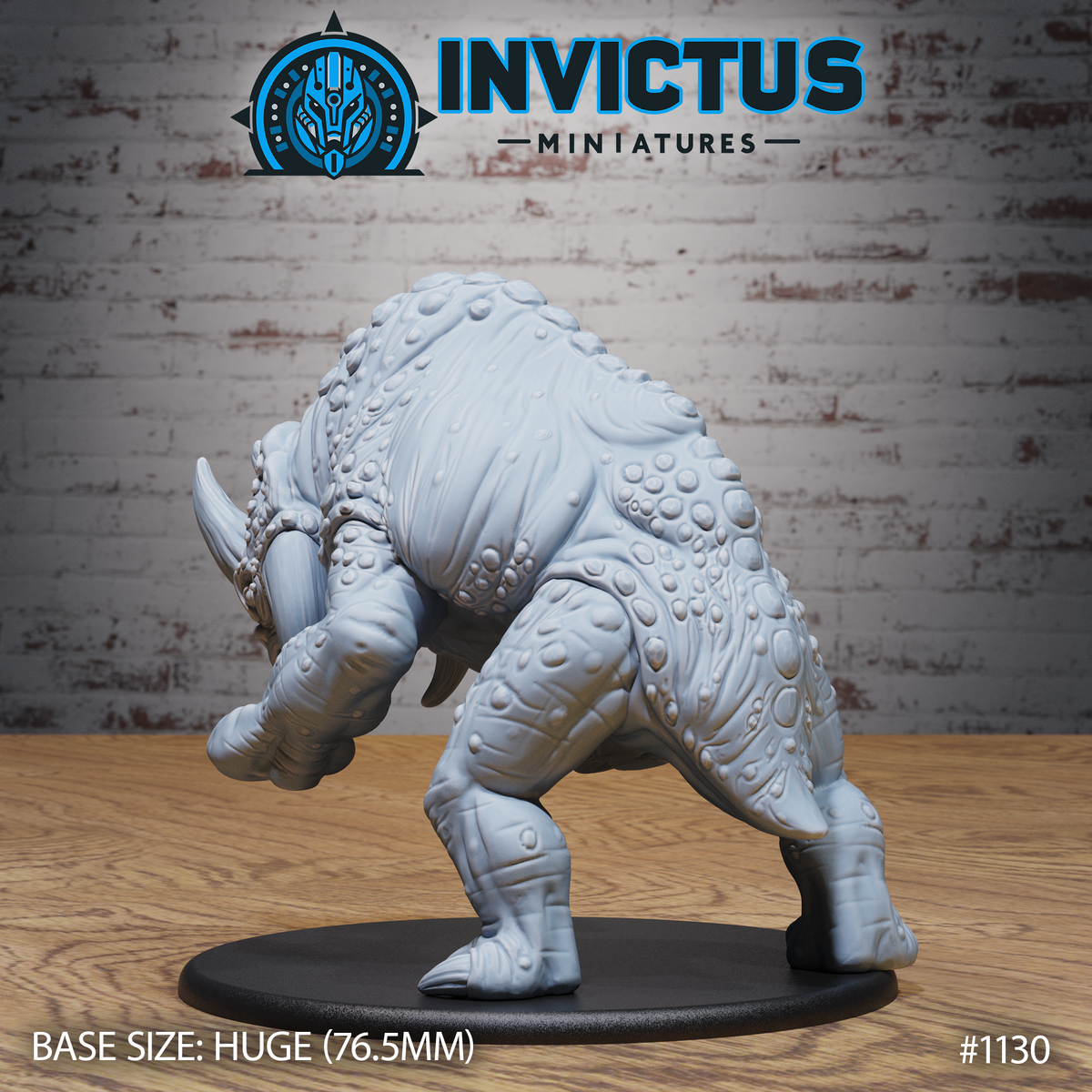 Three Horned Alien (4 Variants Available) - Invictus Miniatures