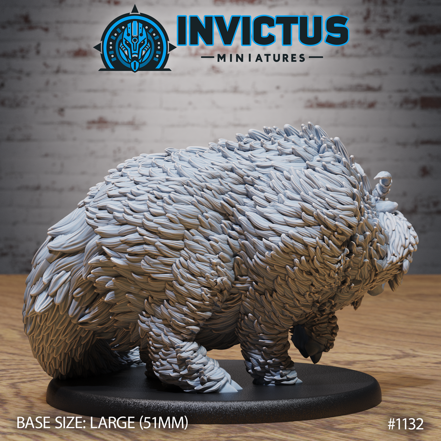Tusk Beast, Shaggy Alien (3 Variants Available) - Invictus Miniatures