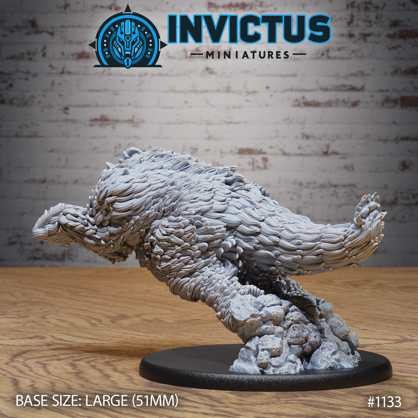 Tusk Beast, Shaggy Alien (3 Variants Available) - Invictus Miniatures