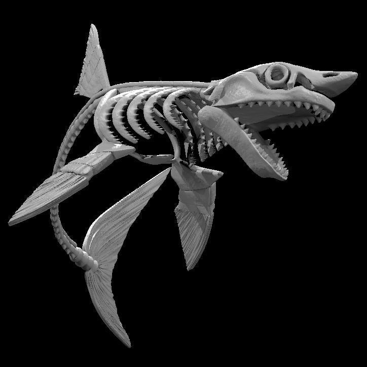 Shark Skeleton Monsters (2 Variants Available) - MZ4250