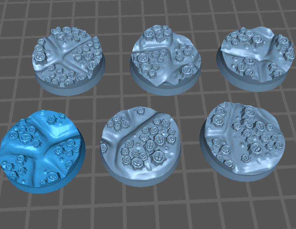 Abyssal Depth Bases - Barnacled Ocean Floor Base Set (35 Variants Available) - Battle Yak