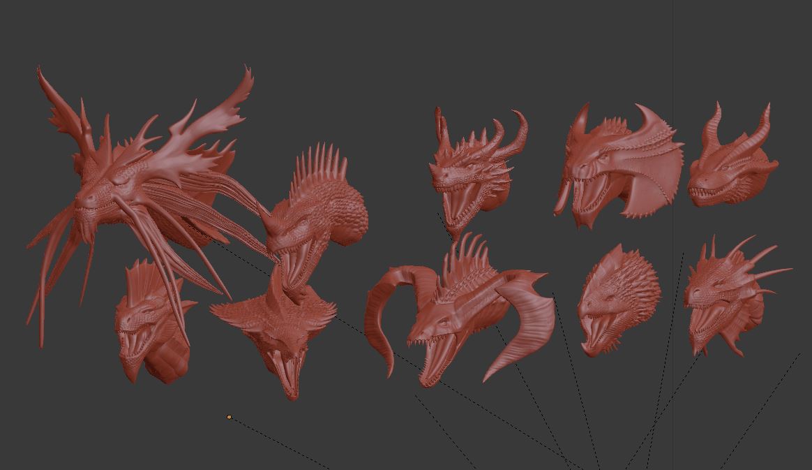 Half Dragons, Updated (10 Variants Available) - MZ4250