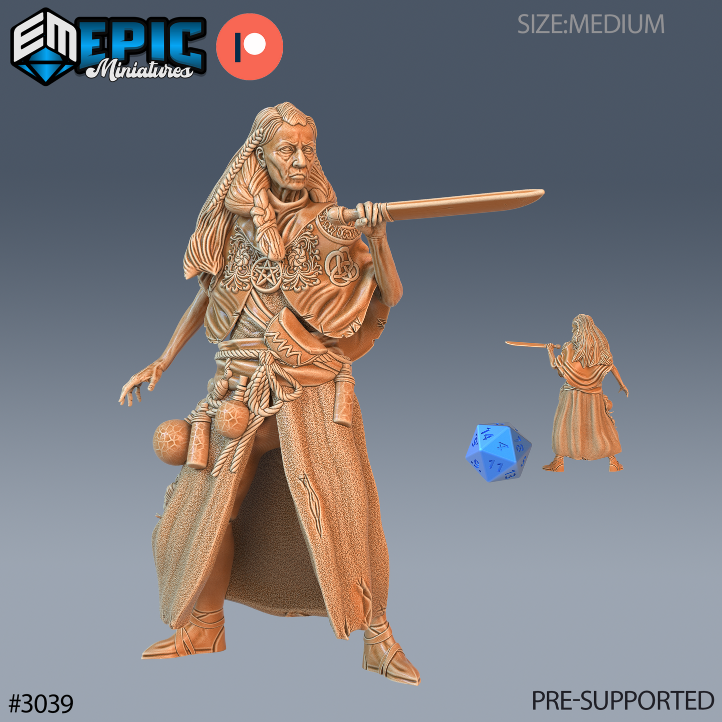 Swamp Hag (3 Variants Available) - Epic Miniatures