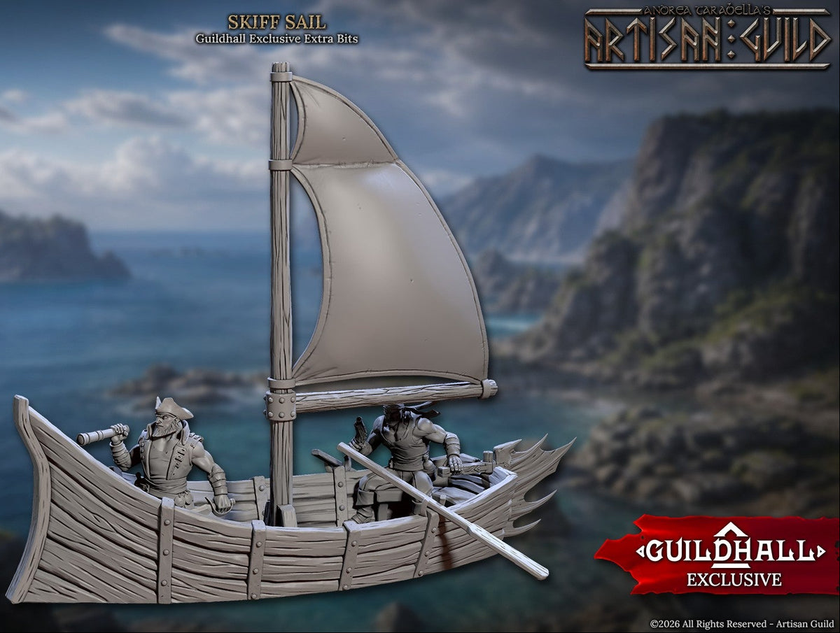 Coast Reavers, Skiffs - Pirate Rowboats (5 Variants Available) - Artisan Guild