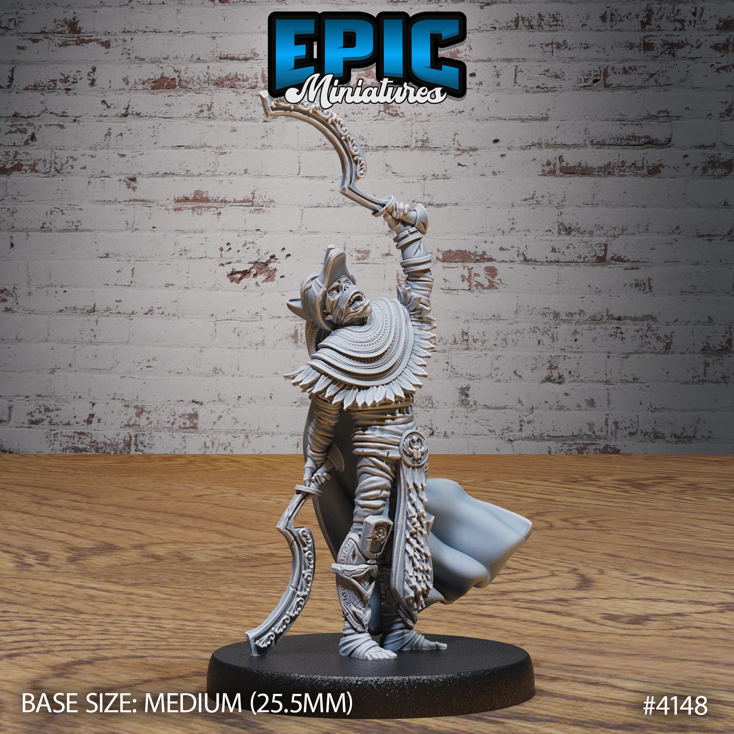 Mummy Warrior, Set 1 (4 Variants Available) - Epic Miniatures (Copy)