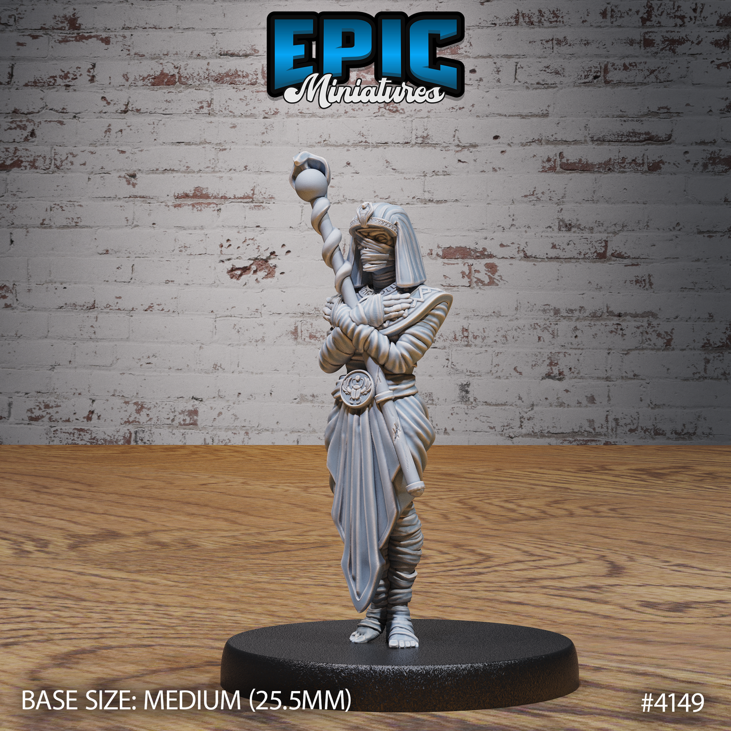 Mummy Warrior, Set 1 (4 Variants Available) - Epic Miniatures (Copy)