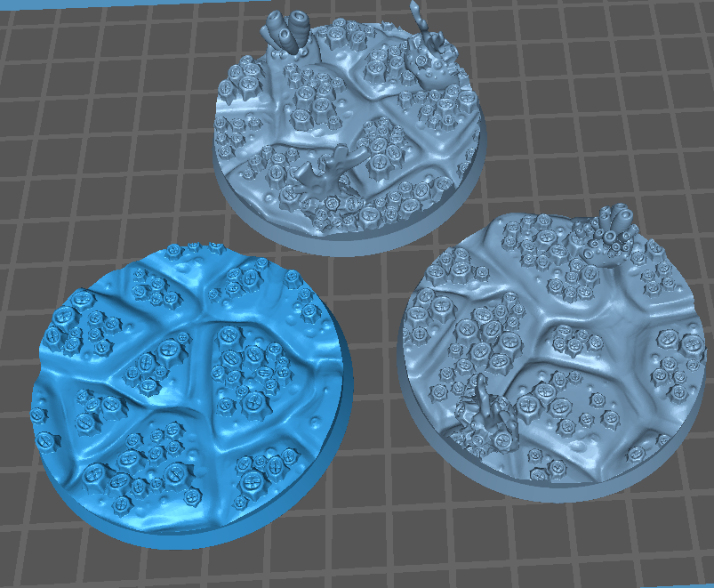 Abyssal Depth Bases - Barnacled Ocean Floor Base Set (35 Variants Available) - Battle Yak