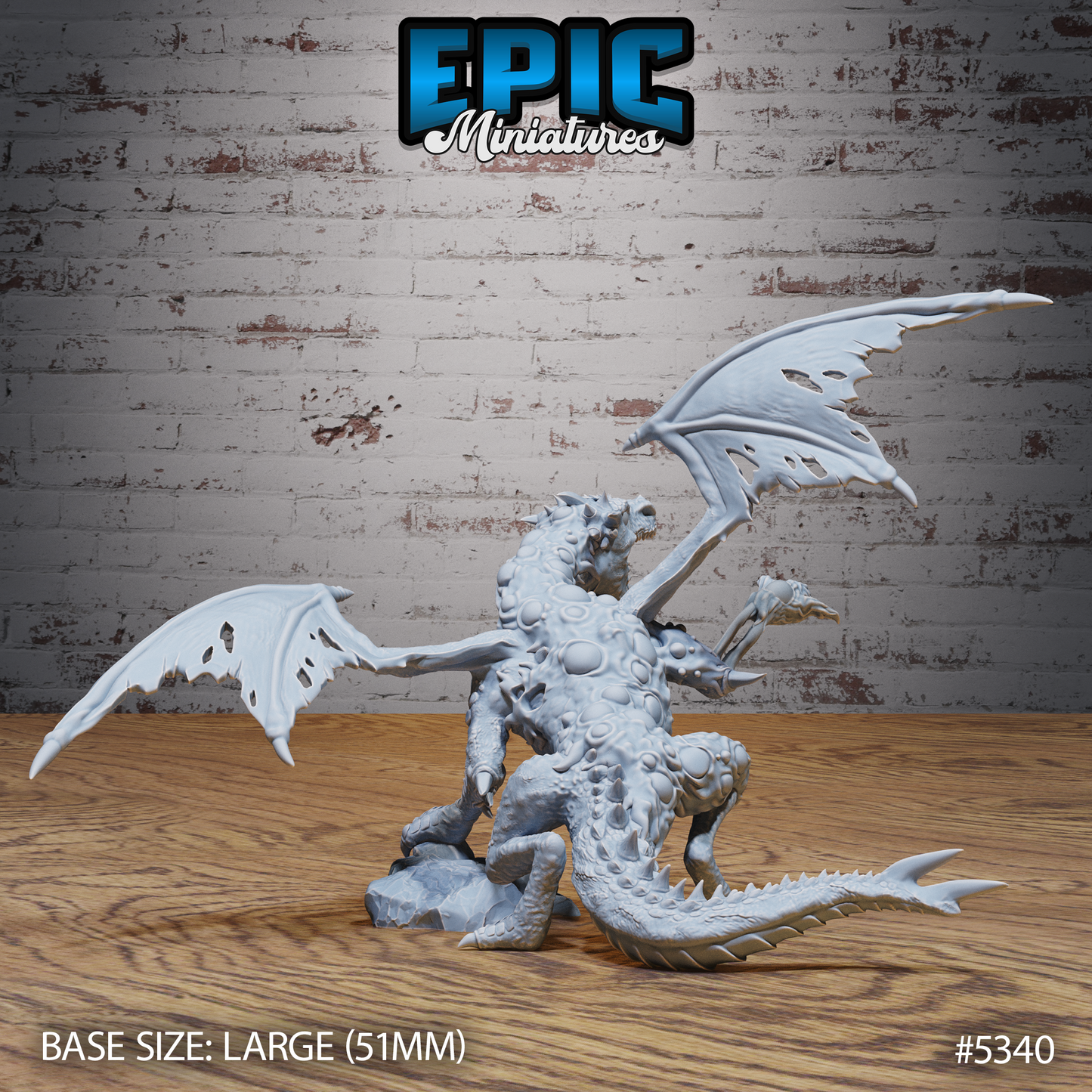 Miasma Dragon (3 Variants Available) - Epic Miniatures