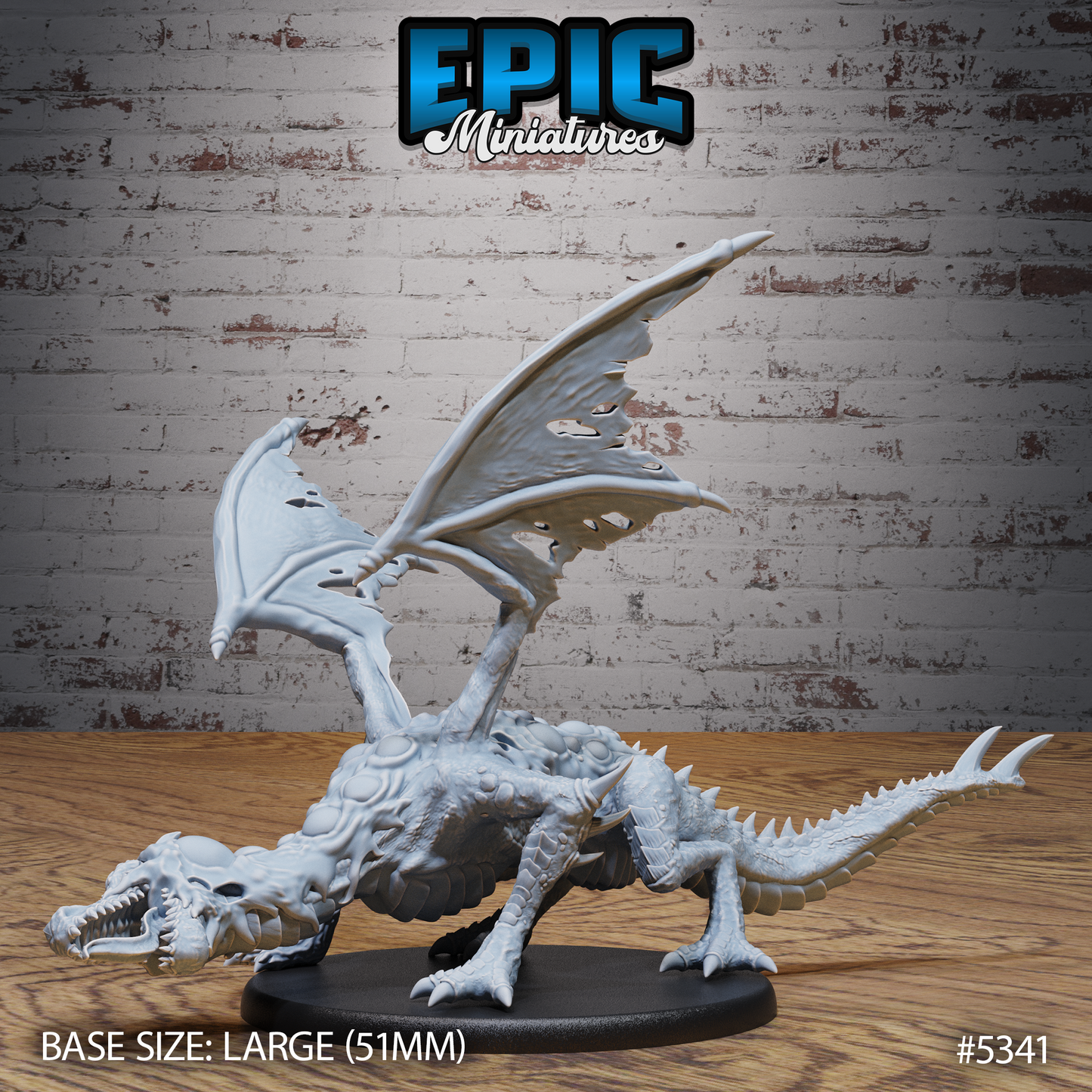 Miasma Dragon (3 Variants Available) - Epic Miniatures