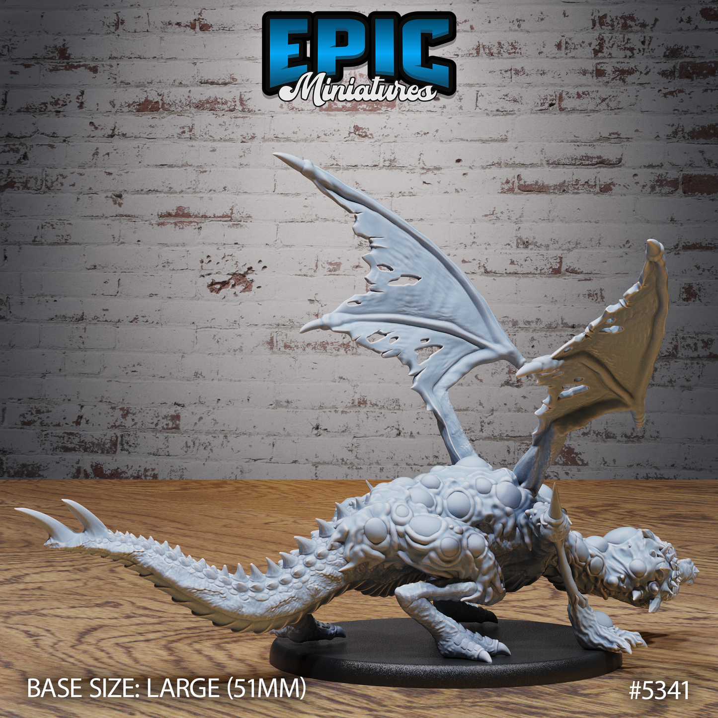 Miasma Dragon (3 Variants Available) - Epic Miniatures