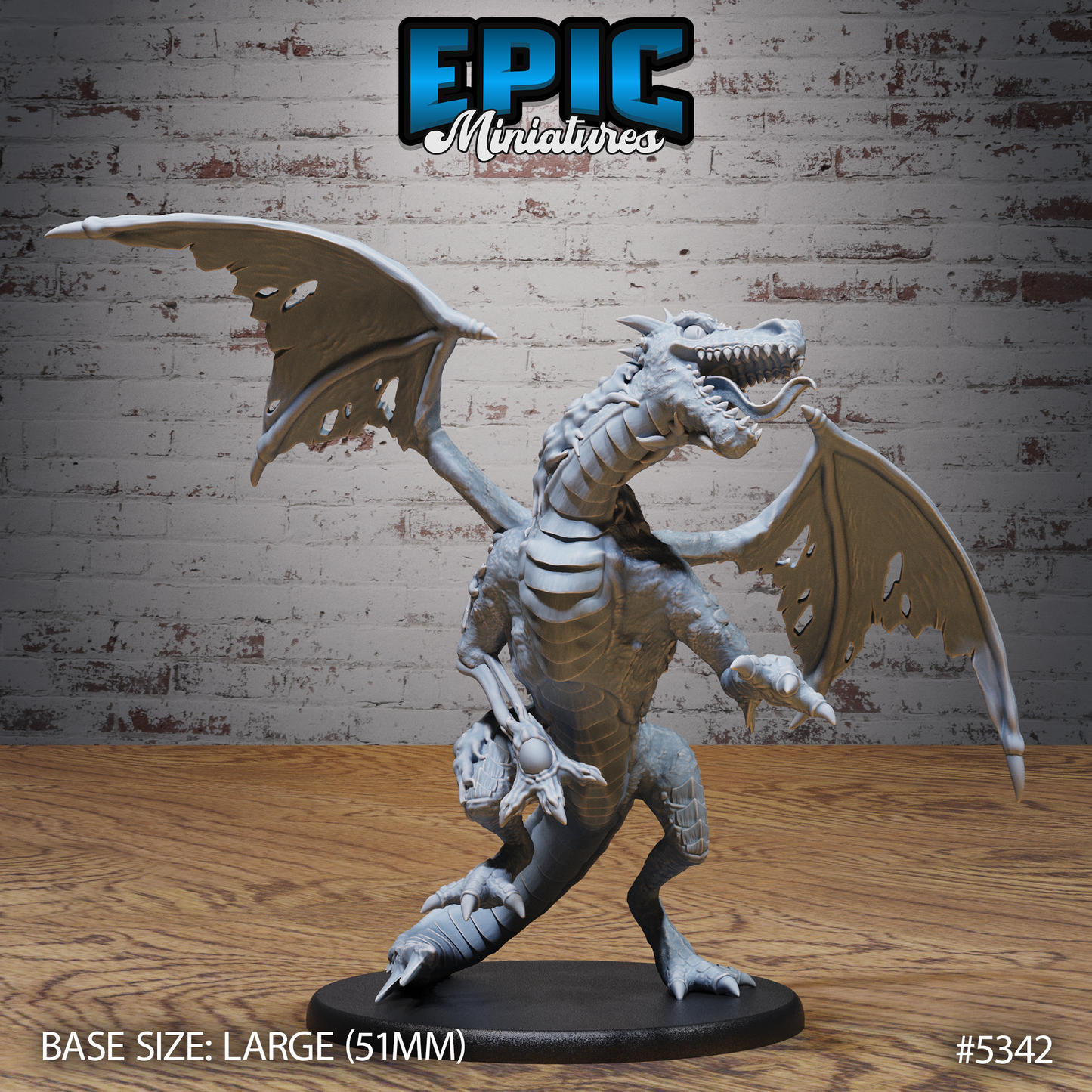 Miasma Dragon (3 Variants Available) - Epic Miniatures