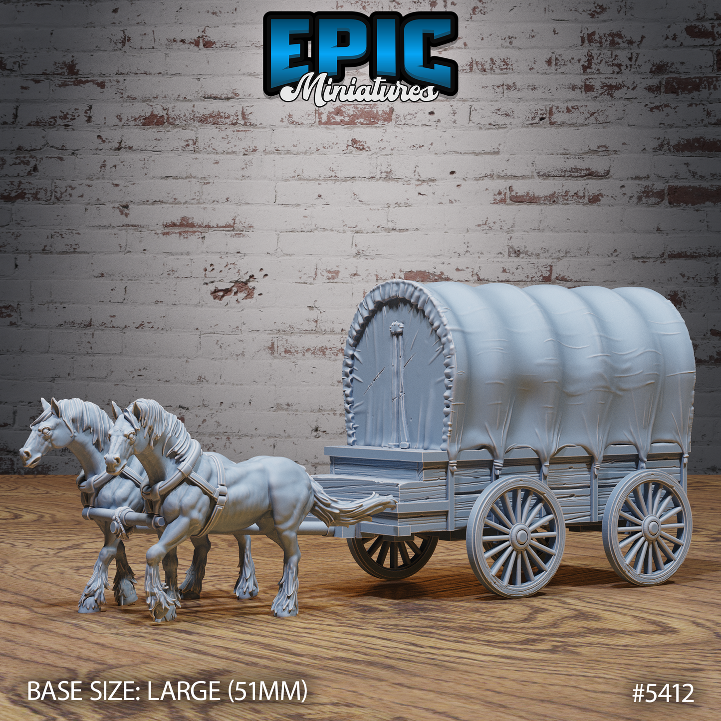 Bandit Horse Wagon - Epic Miniatures