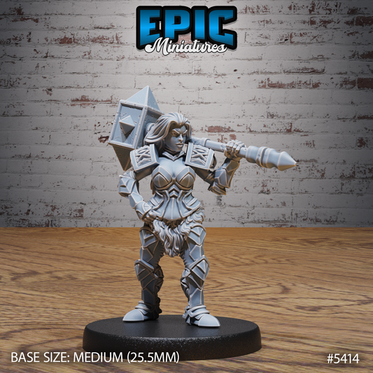 Dwarf Female Bandits (4 Variants Available) - Epic Miniatures
