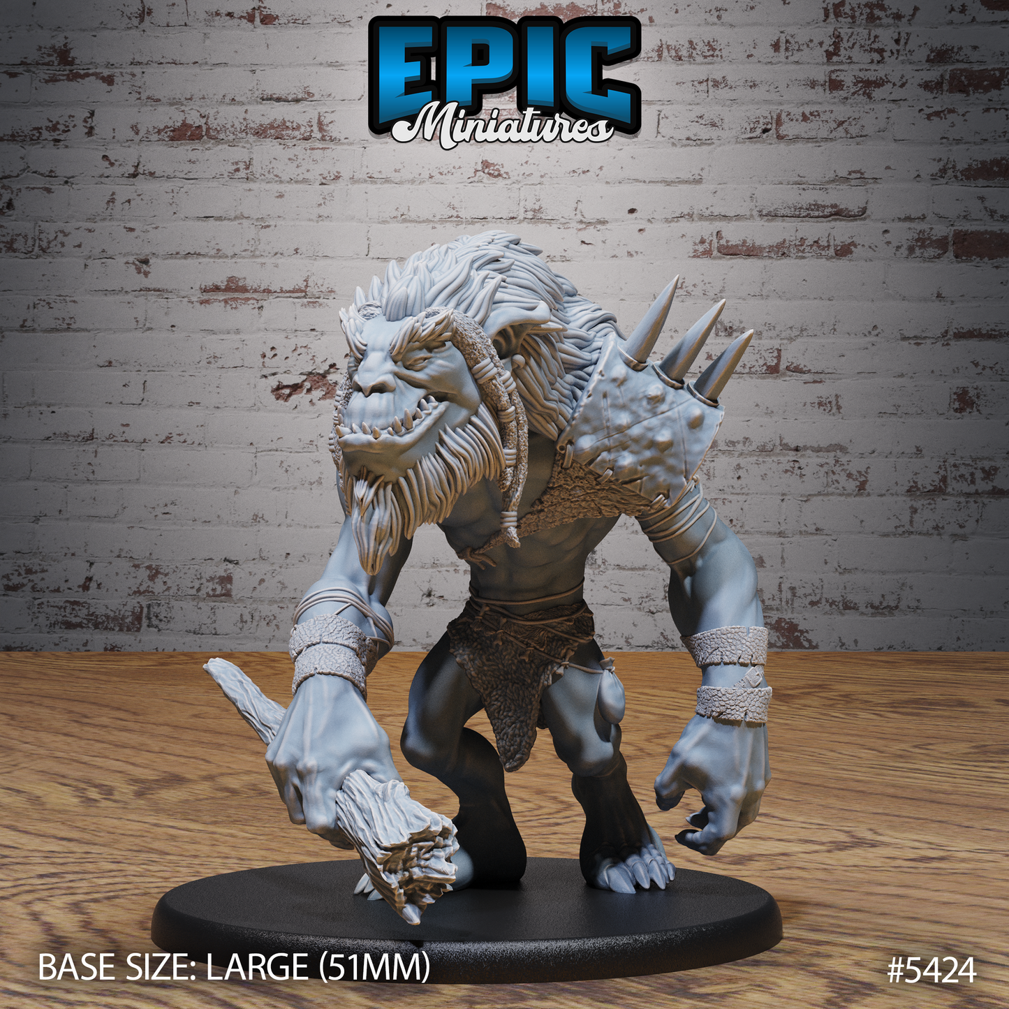 Longneck Troll (3 Variants Available) - Epic Miniatures