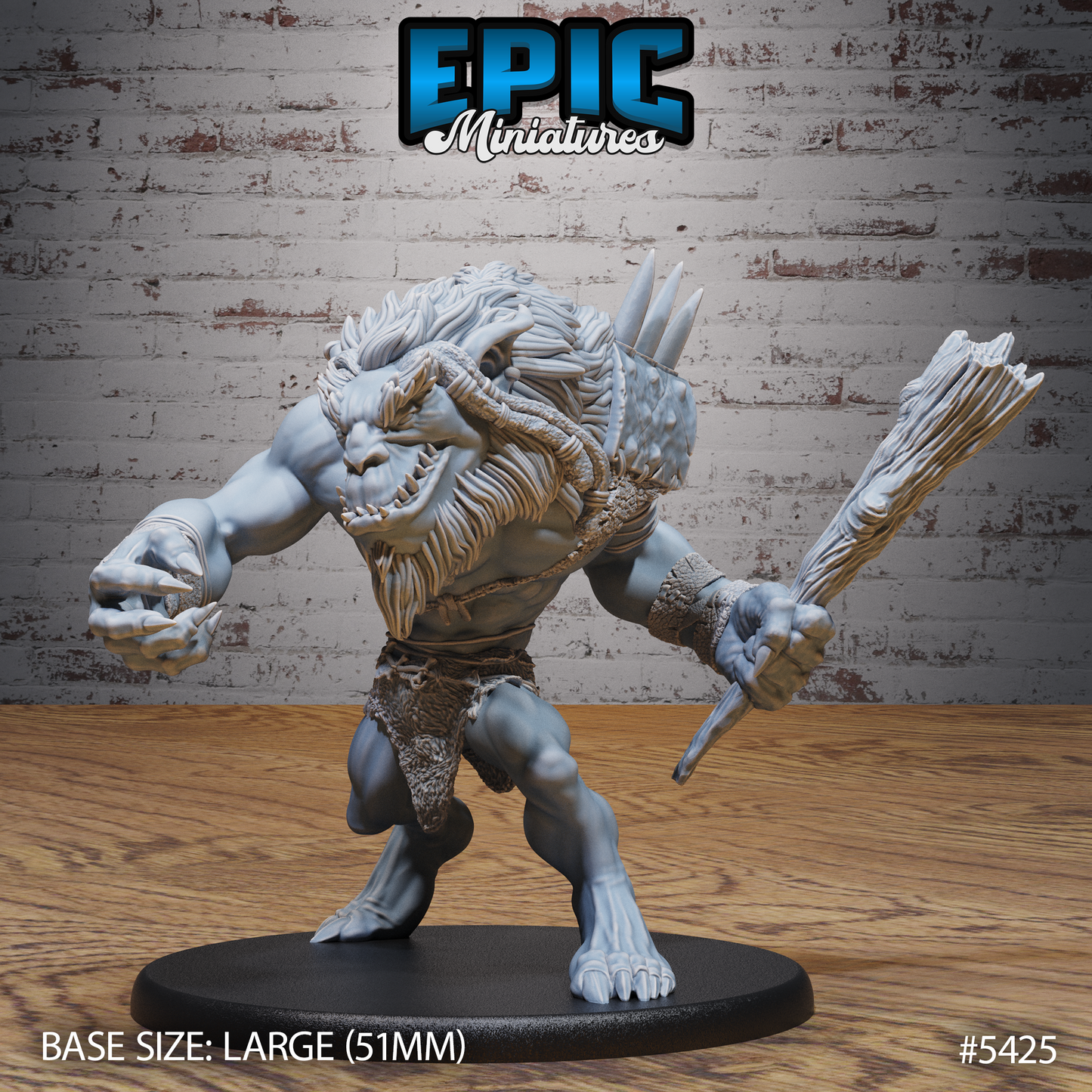Longneck Troll (3 Variants Available) - Epic Miniatures