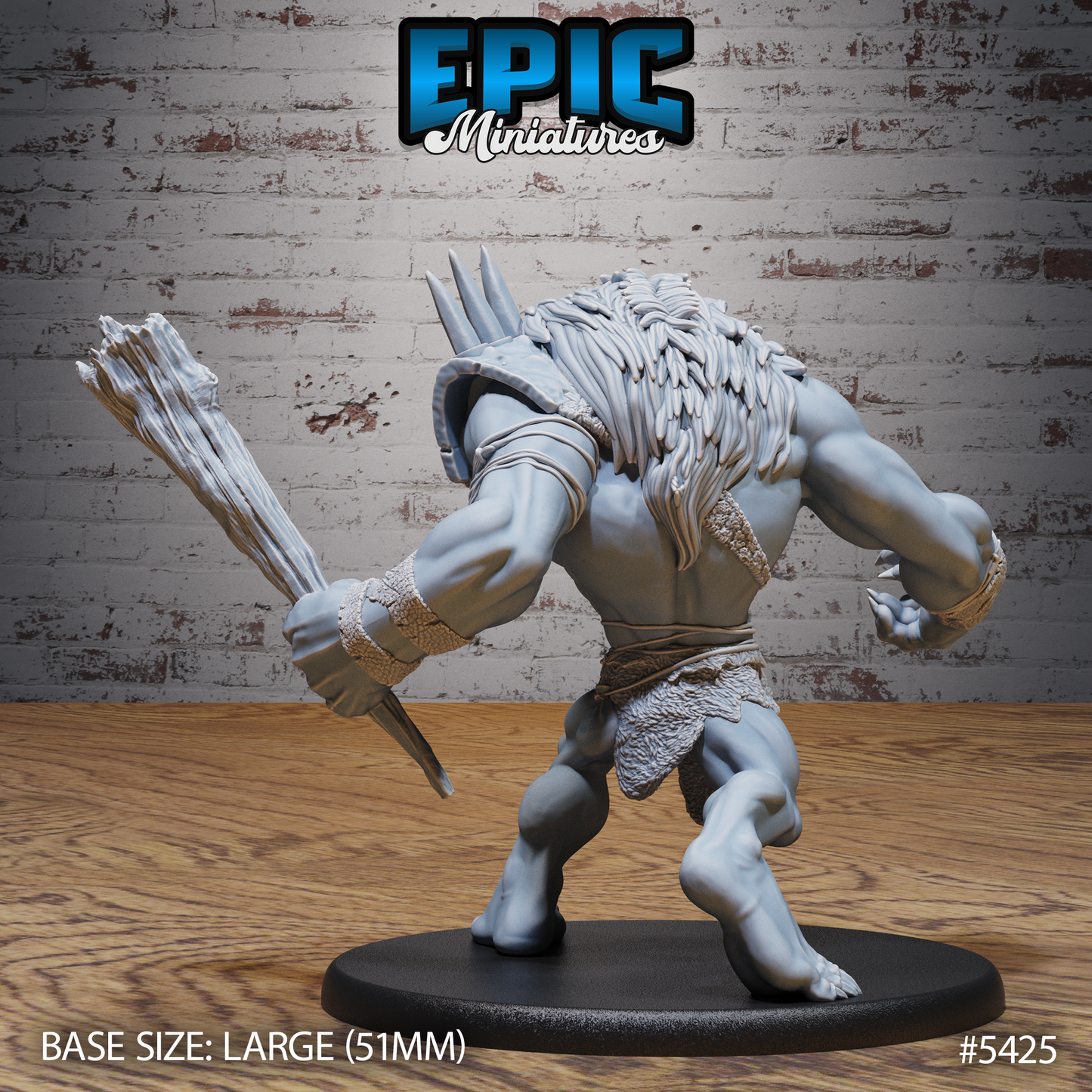 Longneck Troll (3 Variants Available) - Epic Miniatures