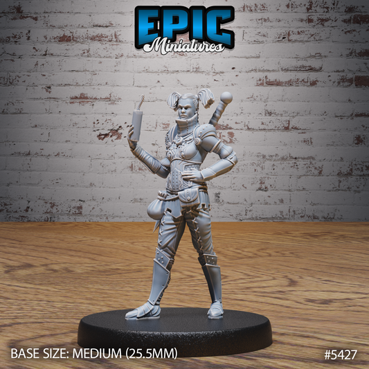 Raider Female - Scar (3 Variants Available) - Epic Miniatures