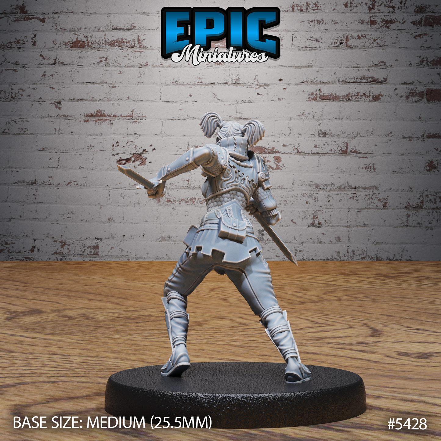Raider Female (3 Variants Available) - Epic Miniatures