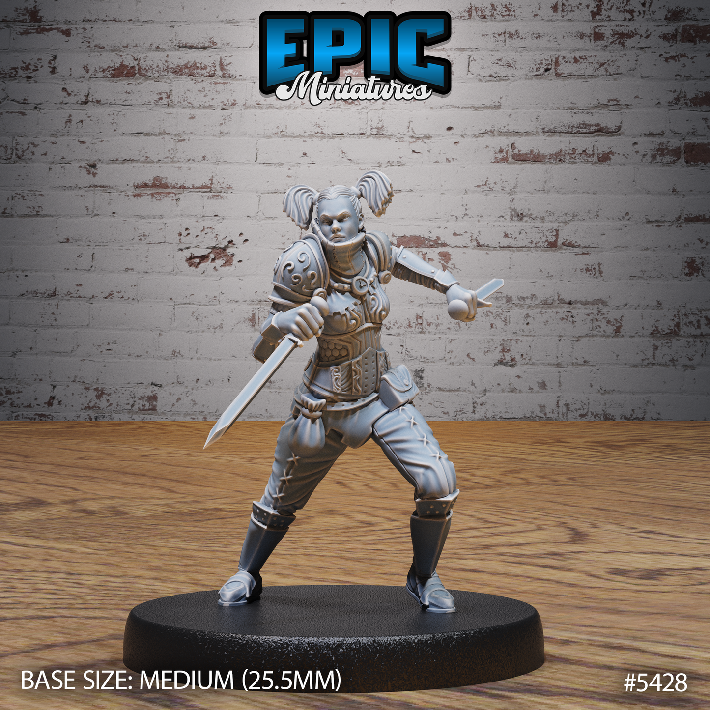 Raider Female - Scar (3 Variants Available) - Epic Miniatures
