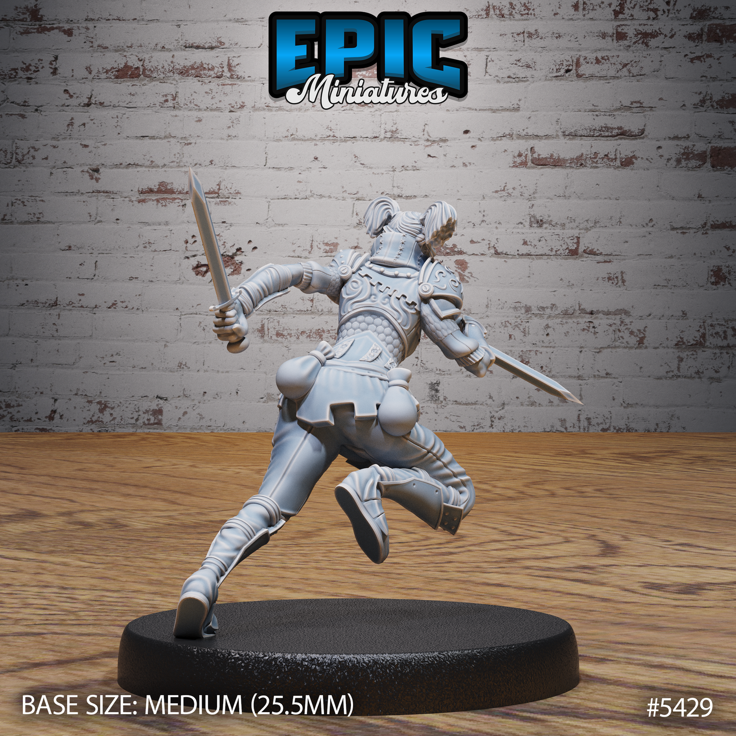 Raider Female (3 Variants Available) - Epic Miniatures