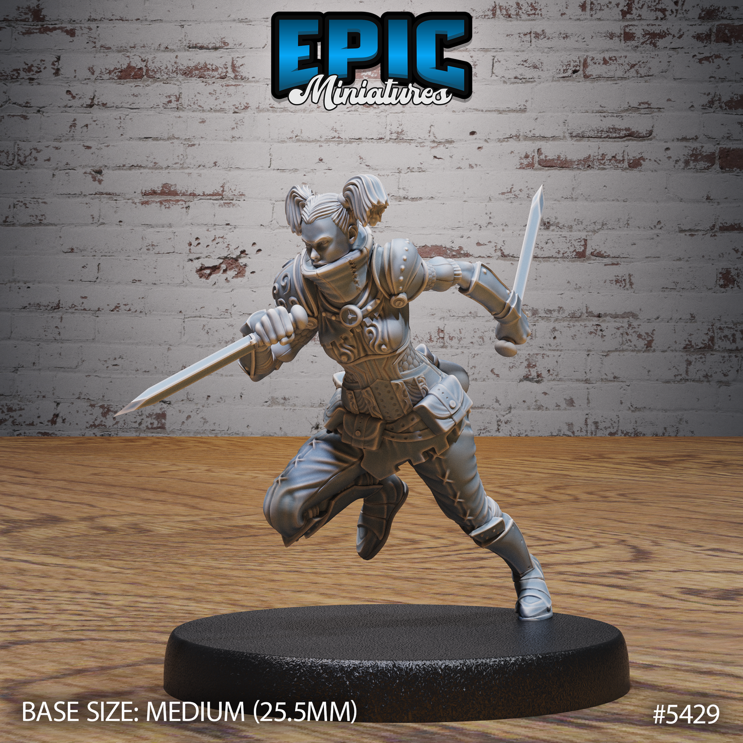 Raider Female - Scar (3 Variants Available) - Epic Miniatures