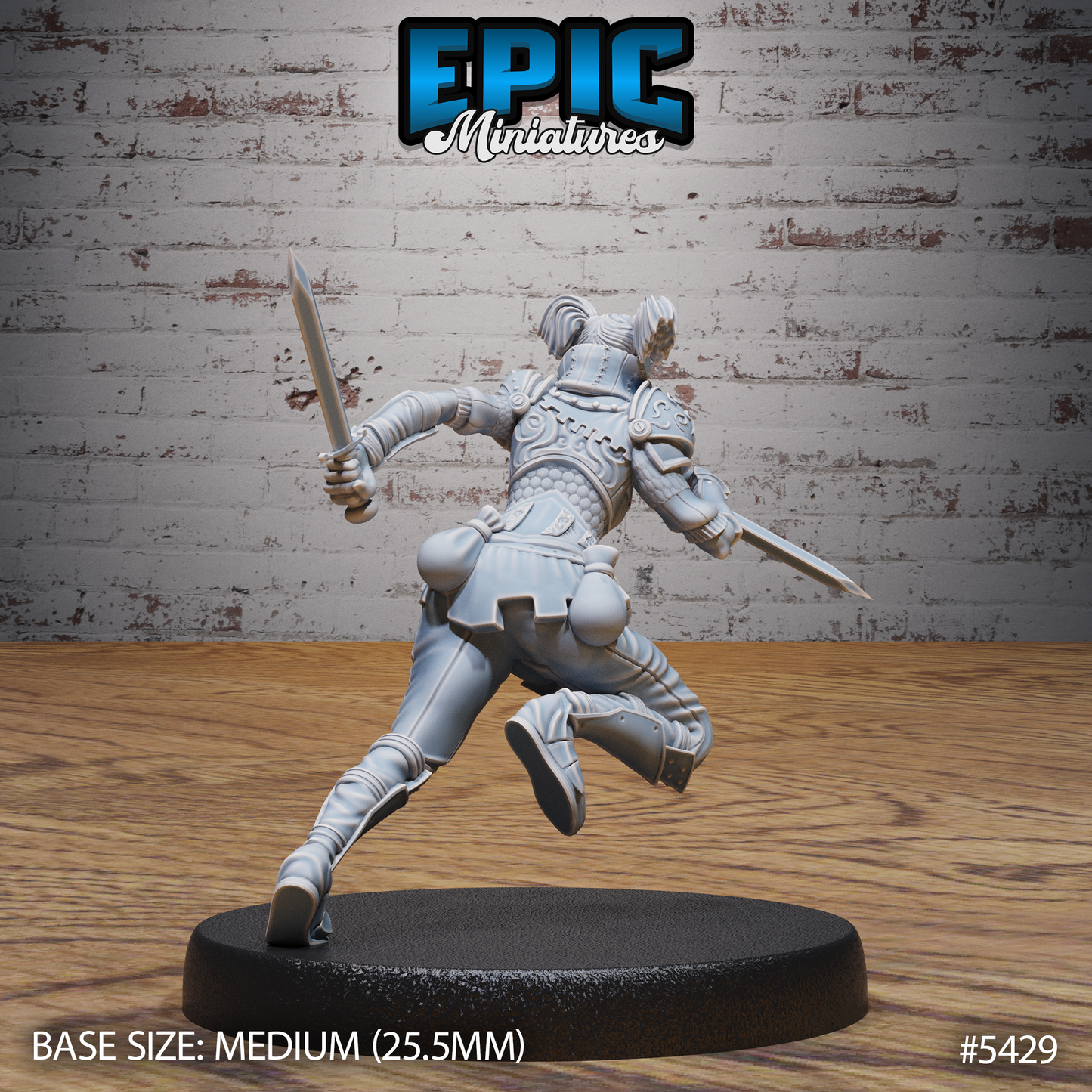 Raider Female - Scar (3 Variants Available) - Epic Miniatures