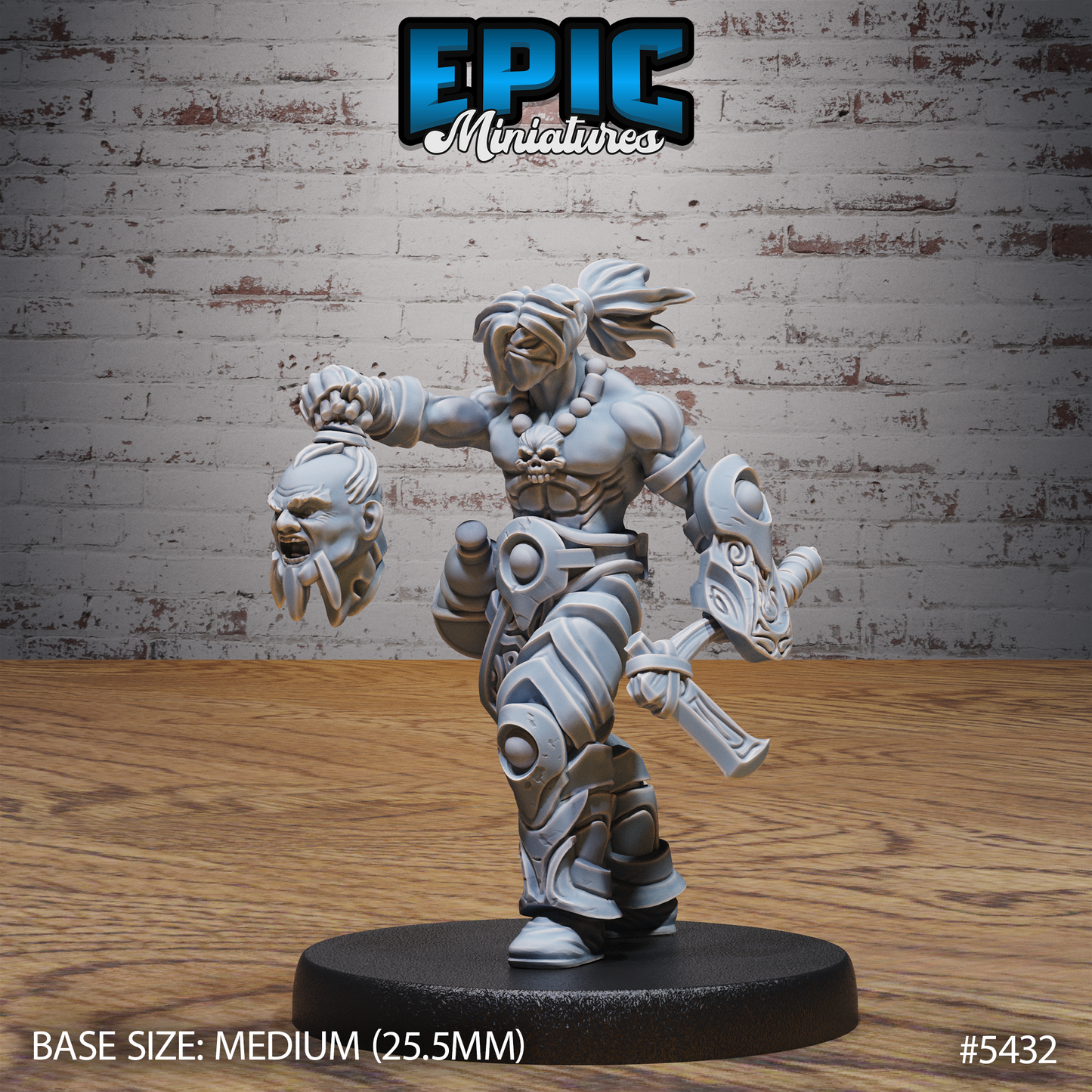 Masked Headhunter (3 Variants Available) - Epic Miniatures