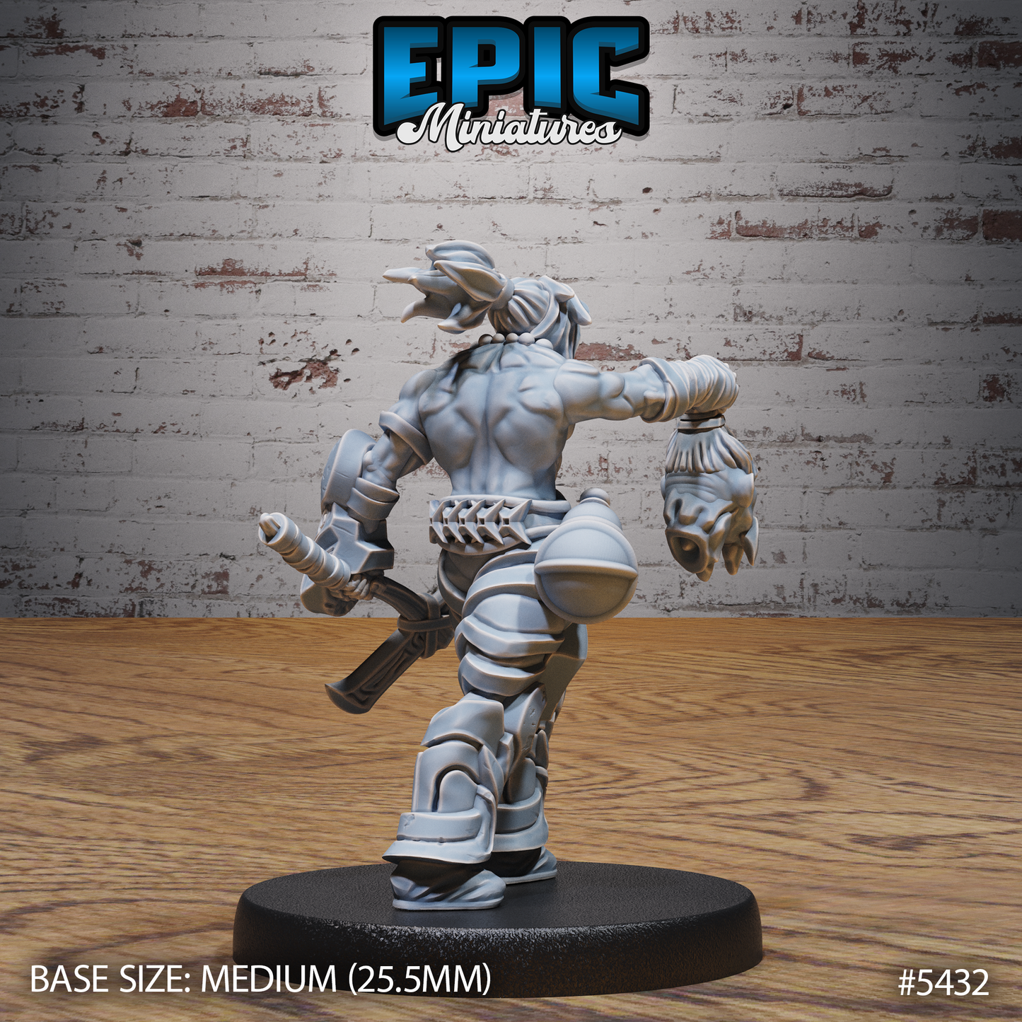 Masked Headhunter (3 Variants Available) - Epic Miniatures