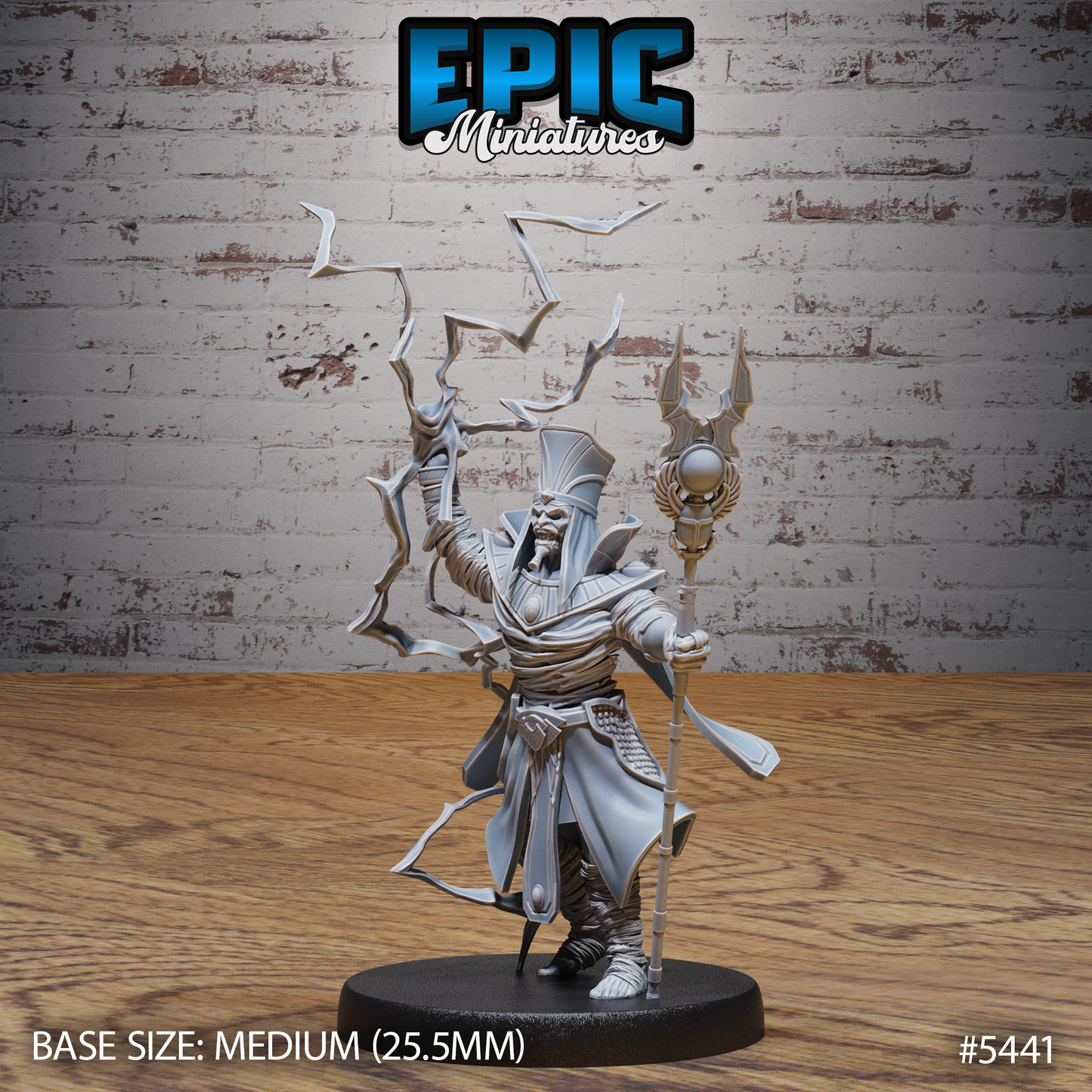 Mummy Lord (3 Variants Available) - Epic Miniatures