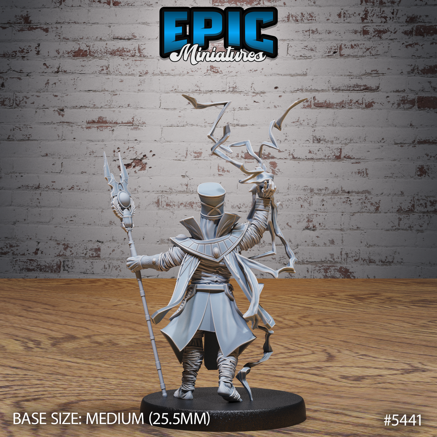 Mummy Lord (3 Variants Available) - Epic Miniatures