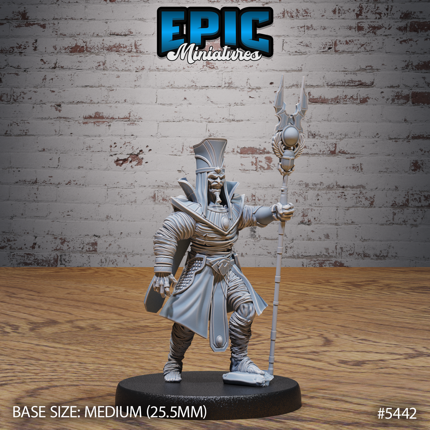 Mummy Lord (3 Variants Available) - Epic Miniatures
