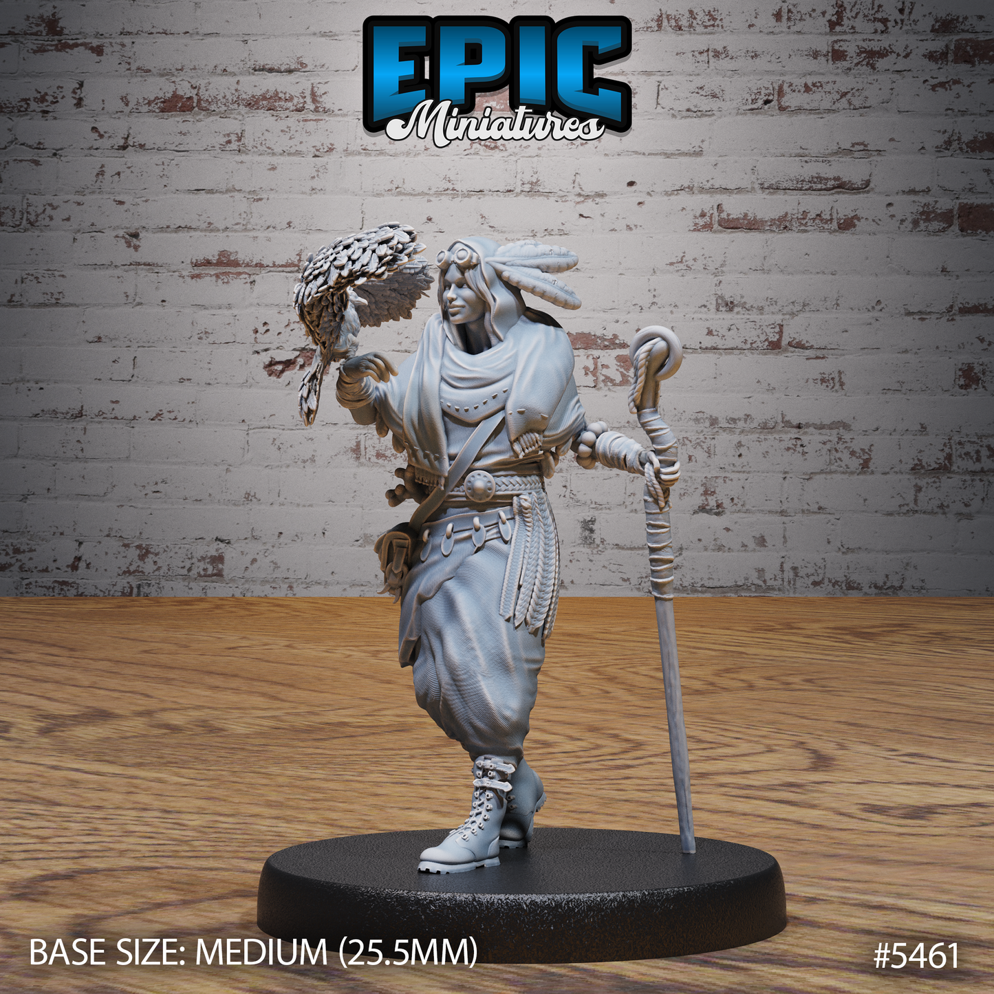 Desert Druid (3 Variants Available) - Epic Miniatures