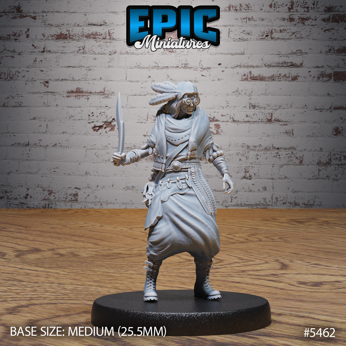 Desert Druid (3 Variants Available) - Epic Miniatures