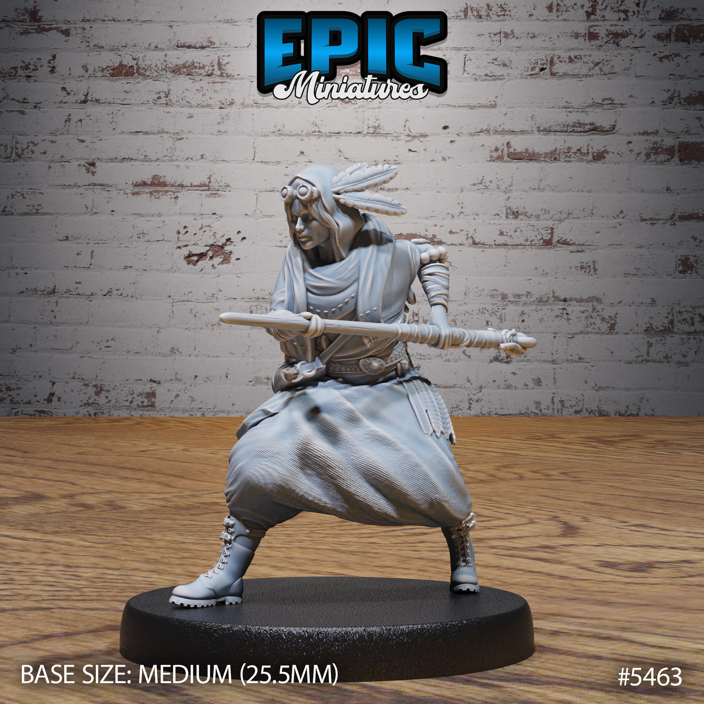 Desert Druid (3 Variants Available) - Epic Miniatures