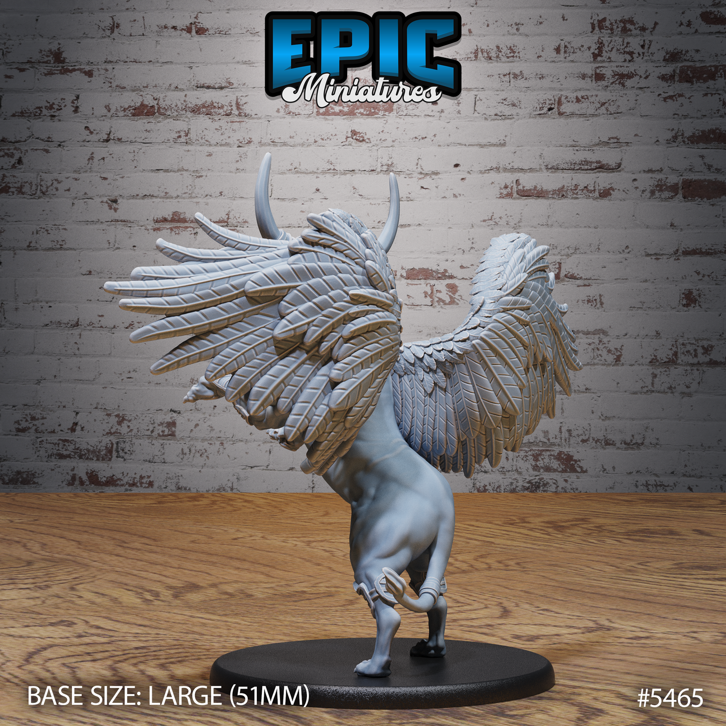 Winged Bull Beast (3 Variants) - Epic Miniatures