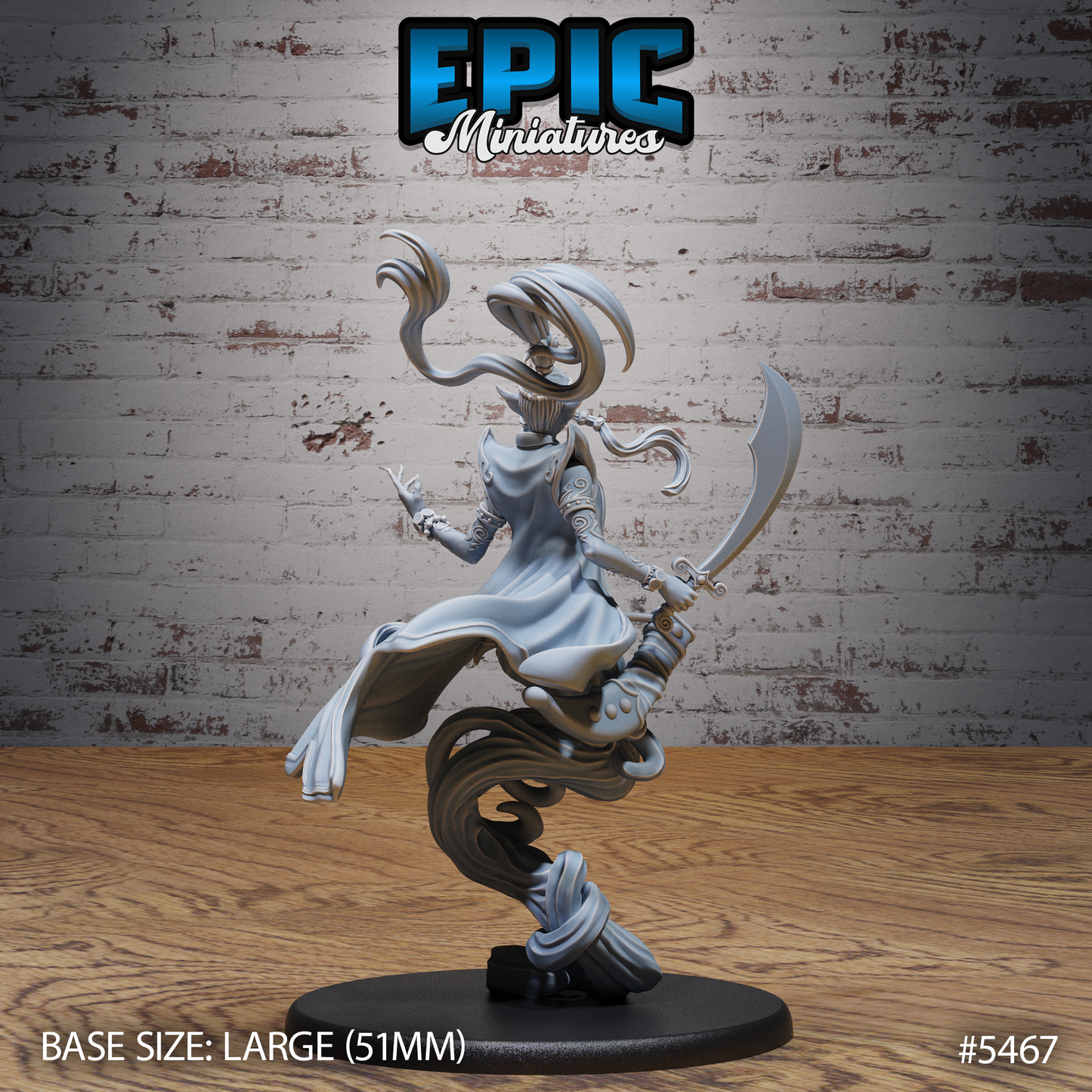 Djinni Female (3 Variants Available) - Epic Miniatures