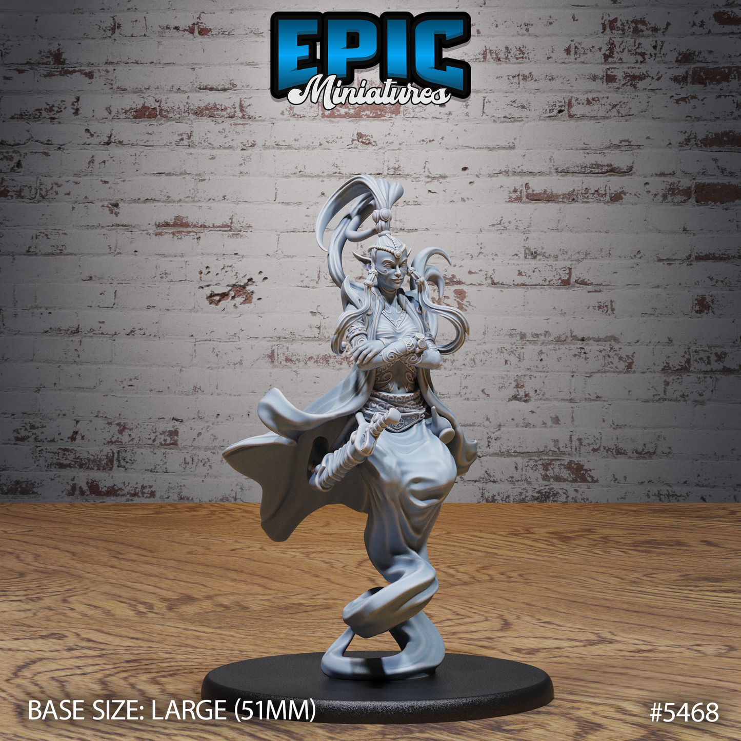 Djinni Female (3 Variants Available) - Epic Miniatures