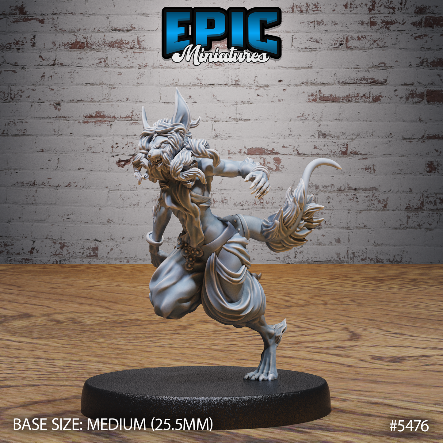 Lynx Folk Dancer (3 Variants Available) - Epic Miniatures