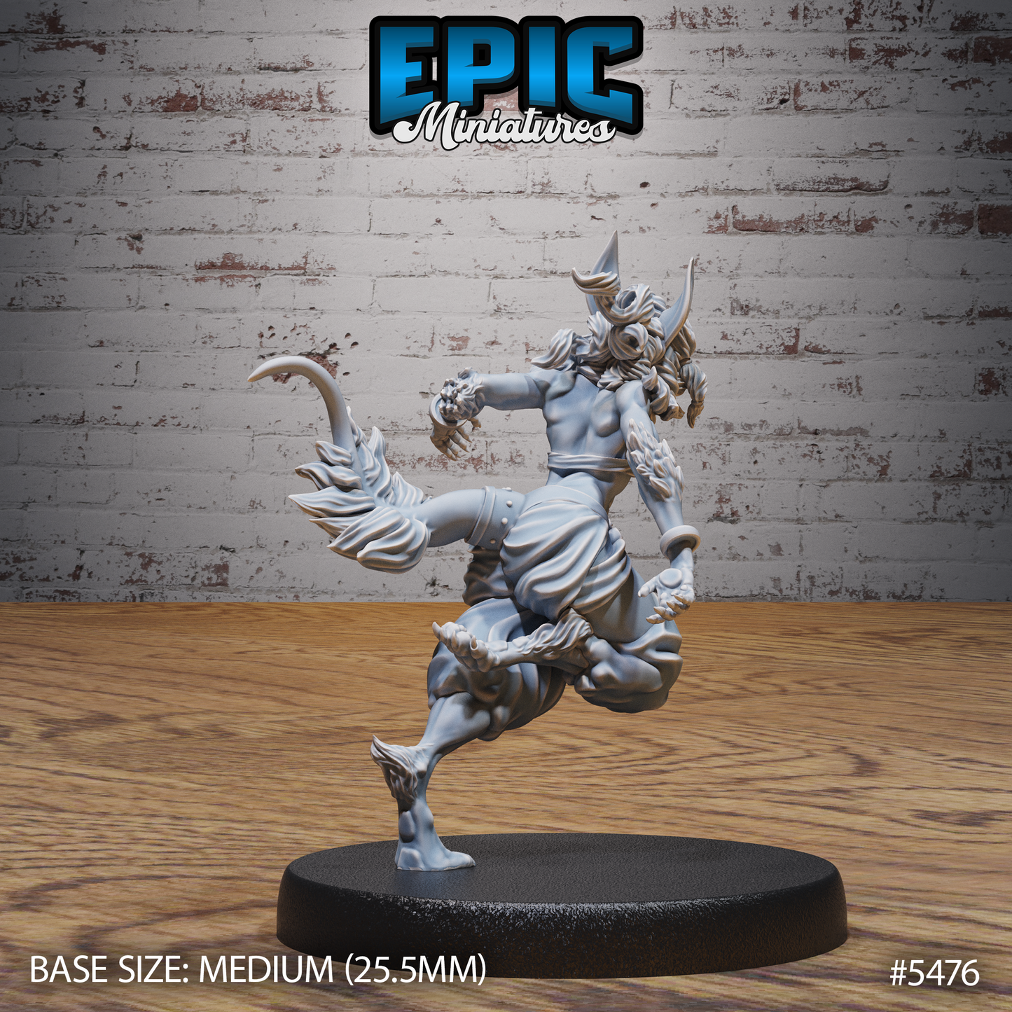 Lynx Folk Dancer (3 Variants Available) - Epic Miniatures