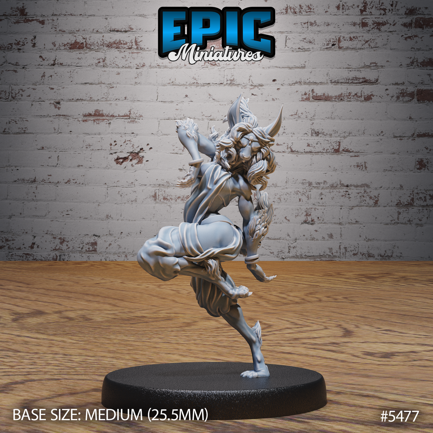 Lynx Folk Dancer (3 Variants Available) - Epic Miniatures