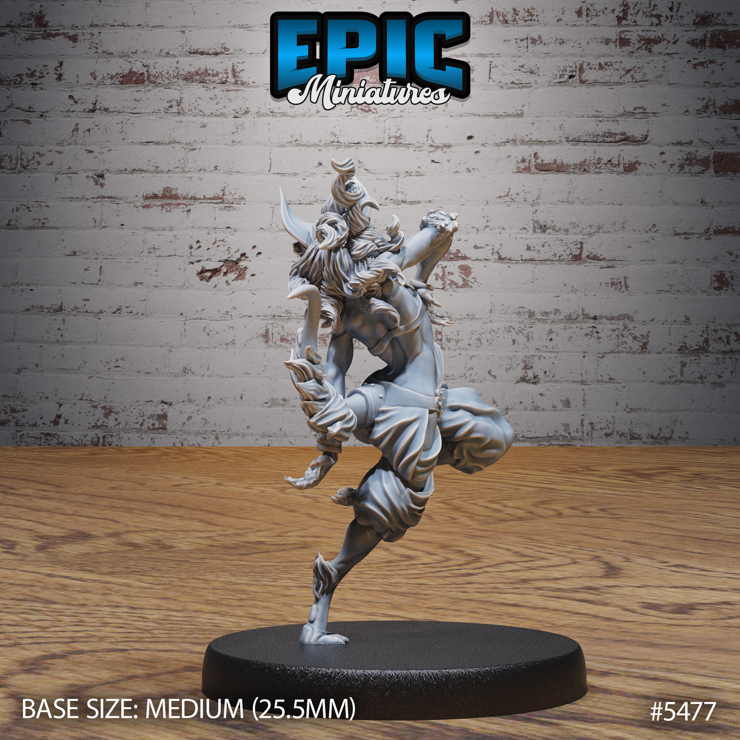 Lynx Folk Dancer (3 Variants Available) - Epic Miniatures